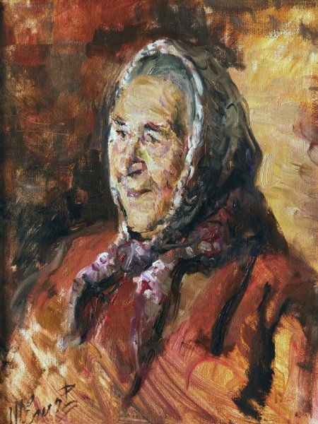 "Портрет м.в. Нестерова"1939г.