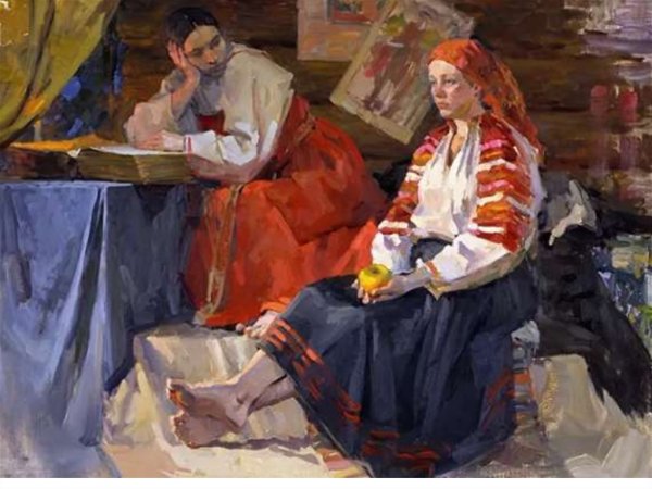 Владимир Гусев картины деревенская Инделия