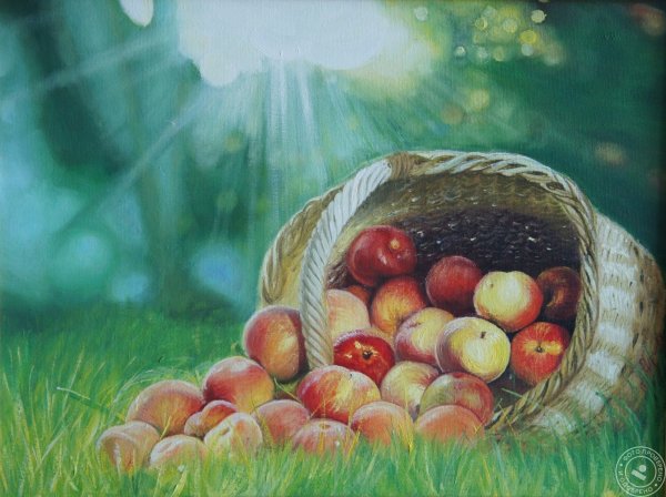 Яблочный спас Шмелев иллюстрации