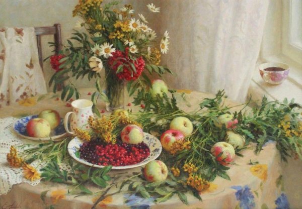 Натюрморт художник Елена Александровна Петрова