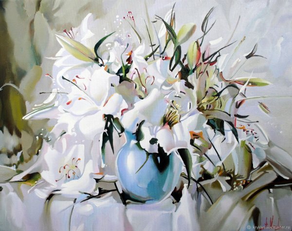 Бузин букет королевских лилий