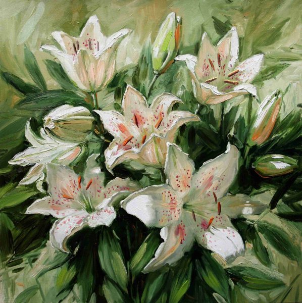 Андрияка белые лилии