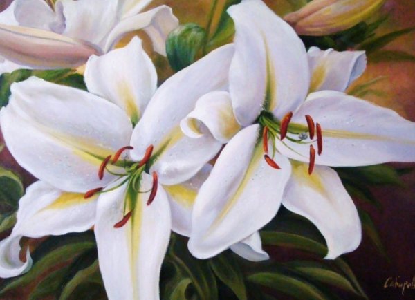 Художник Руслан Сабиров лилии
