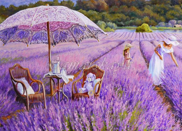 Лавандовые поля Жан Марк Жаньячик