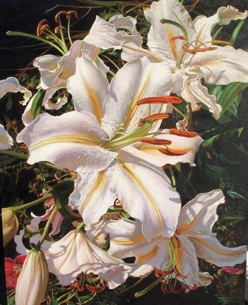 Художник Олег Турчин цветы