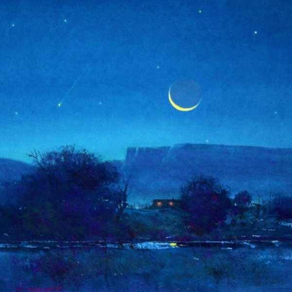 Александр Мицник лето звезды художник