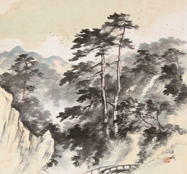 Ци Байши "сосна и Кипарис"