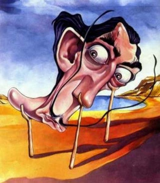 Сальвадор дали картины нос