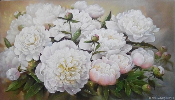 Татьяна Кулигина белые пионы