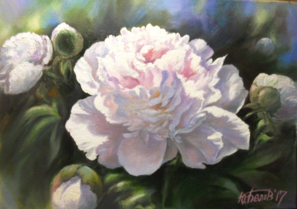 Репродукция Декарт пионы