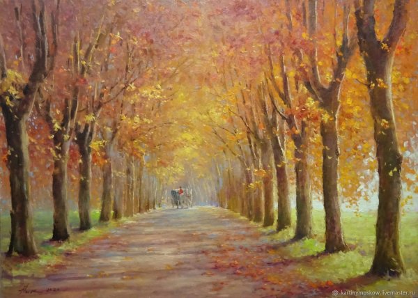 Осенние пейзажи художника Олега Токарева