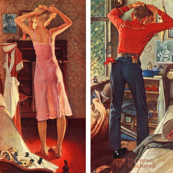 Норман Роквелл любовь