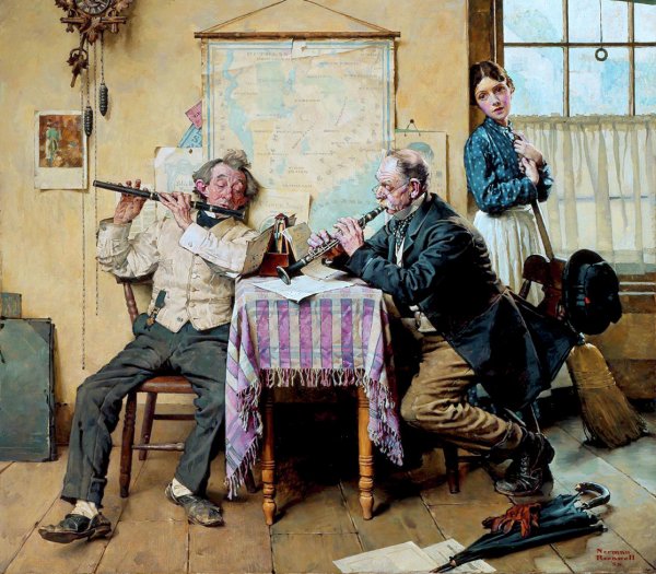 Американский художник Норман Роквелл