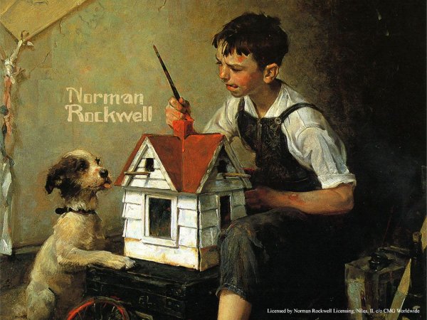 Норман Роквелл картины девочка