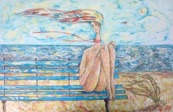 Пейзаж с воздушными шарами