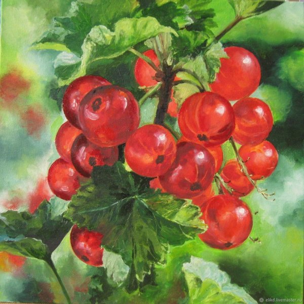 Игорь Сапунов многослойная живопись смородина