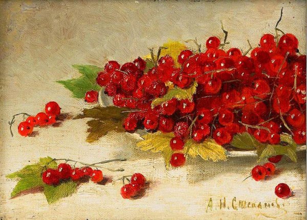 Художник Ольга Тикунова картины смородина