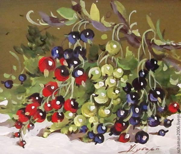 Смородина в живописи