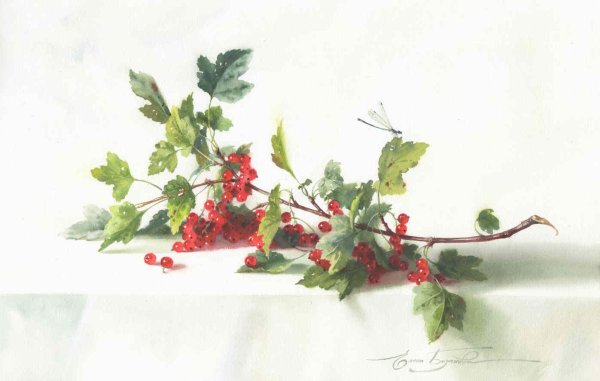 Игорь Сапунов многослойная живопись смородина