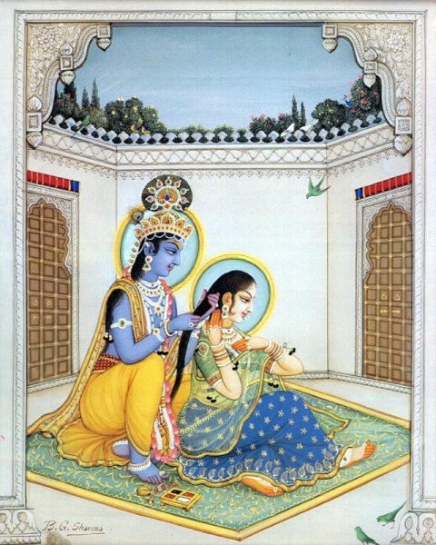 Индийская иконография Шива миниатюра