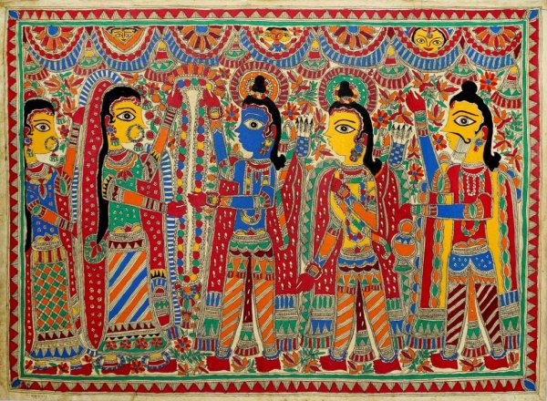 Мадхубани живопись