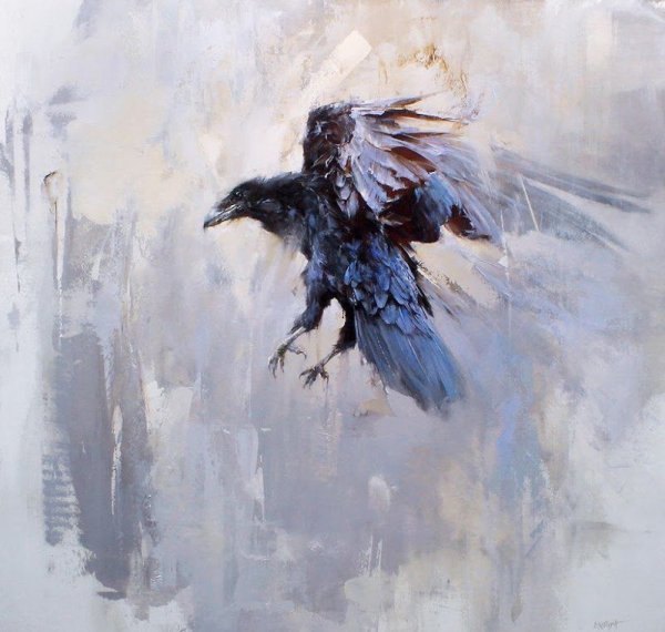 Художник Линдси Кустуш петухи