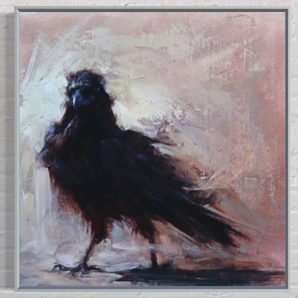 Черный ворон в живописи