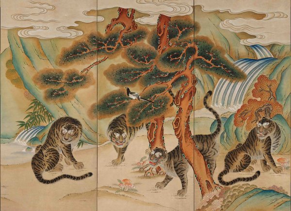 Корейская живопись Минхва