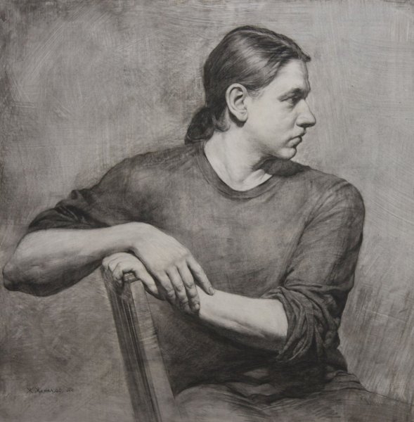 Акварель Нины Клейн портреты