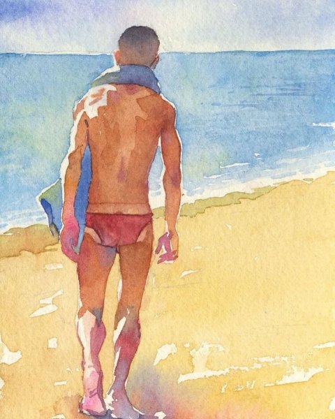 Полуфигура Академическая живопись