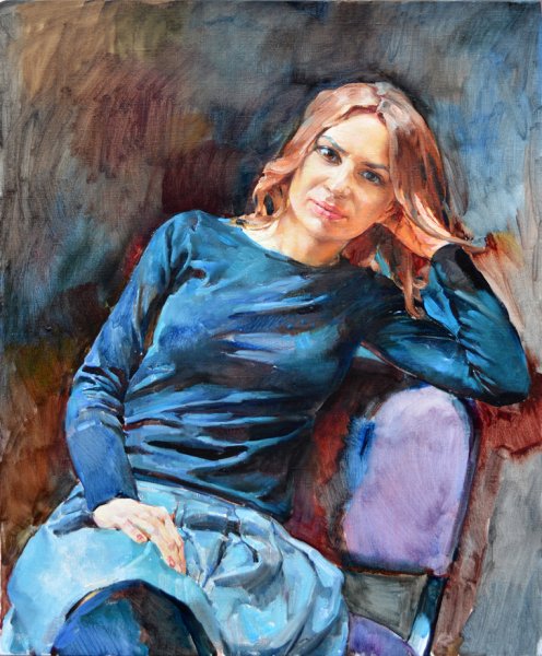 Портреты студентов Академии художеств Ильи Глазунова