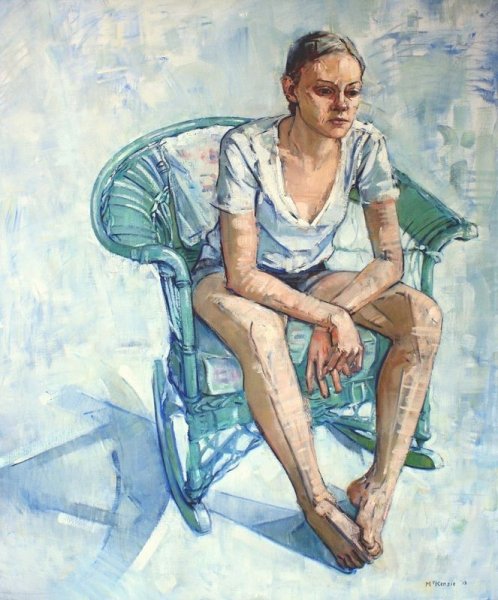 Академическая живопись акварель полуфигура