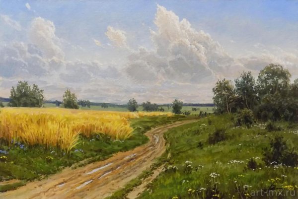 Дорога во ржи Шишкин