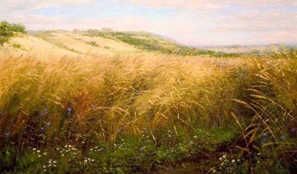 Шишкин пшеничное поле