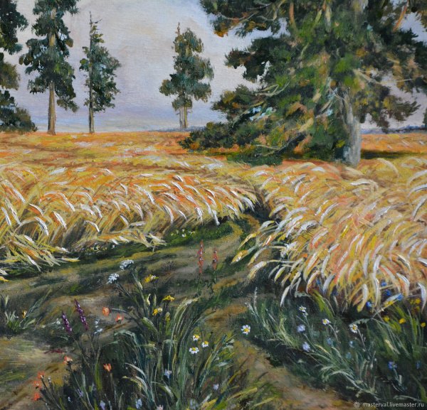 Шишкин пшеничное поле