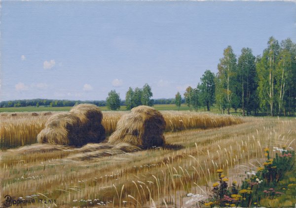 Стога Преображенское Шишкин
