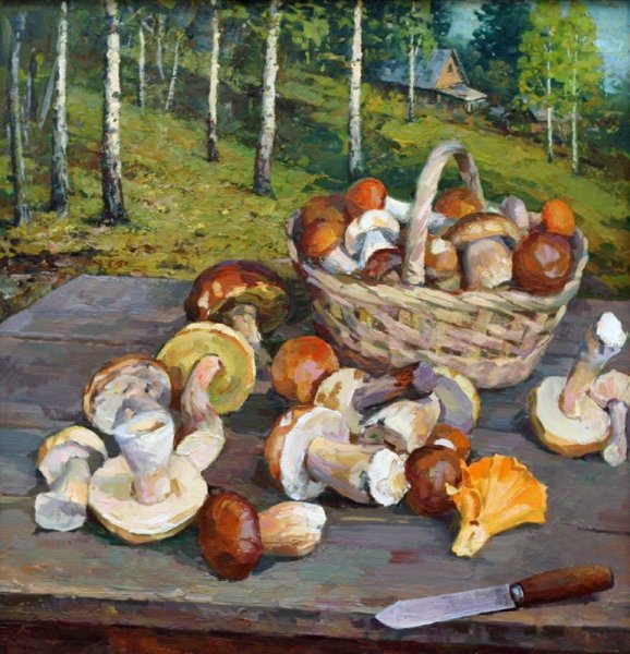 Корабельников художник грибы