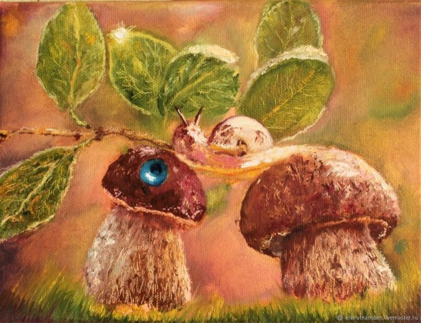 Грибы в живописи