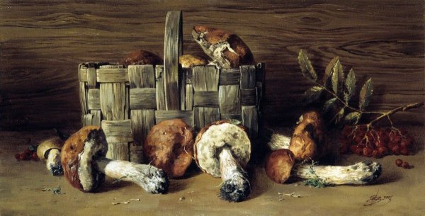 Грибы картины художников