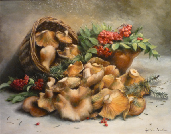 Лариса Прядко художник грибы