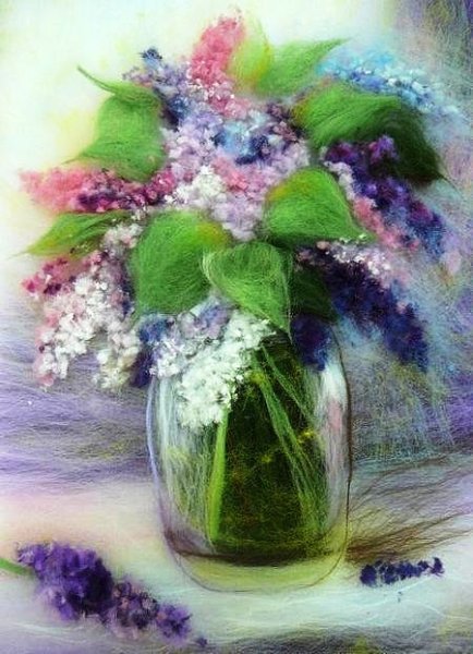 Woolla шерстяная акварель