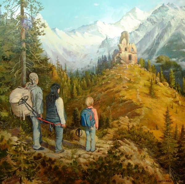 Юрий Обуховский картины Карельские пейзажи