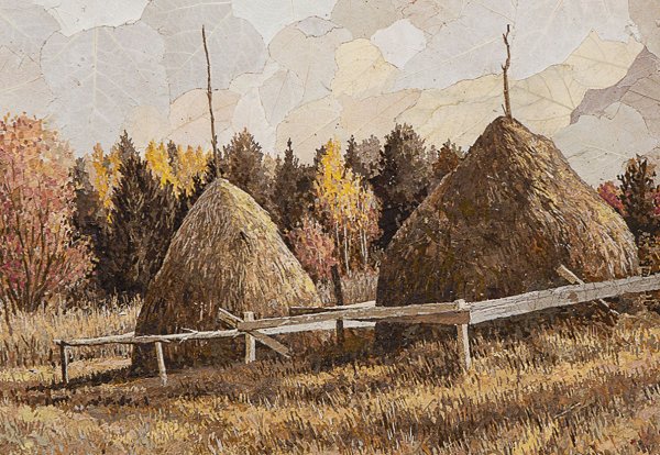 Художник Алексей Ефремов картина зима из детства