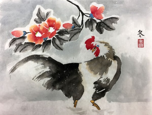 Камелия китайская картина