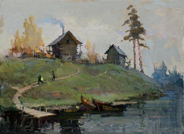 Василий Андреев картины пейзаж