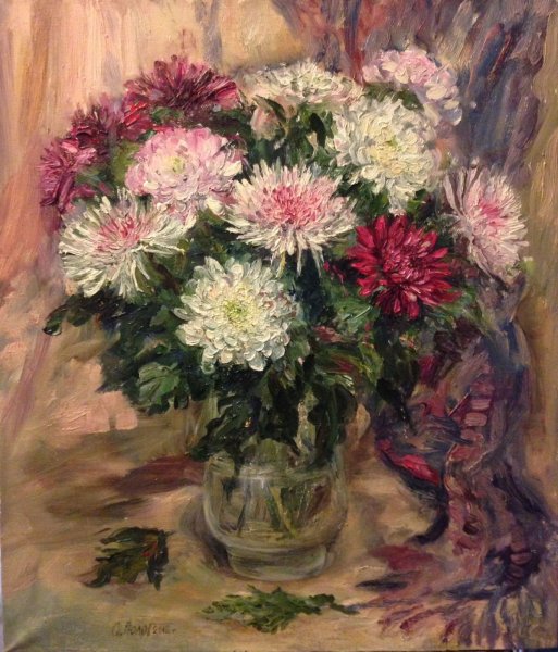 Клод Моне астры