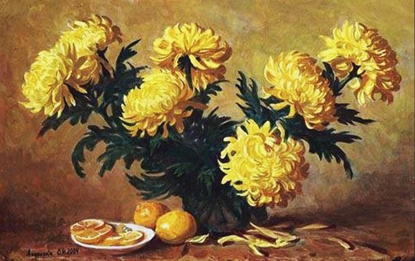 Художник Сергей Андрияка картины цветы