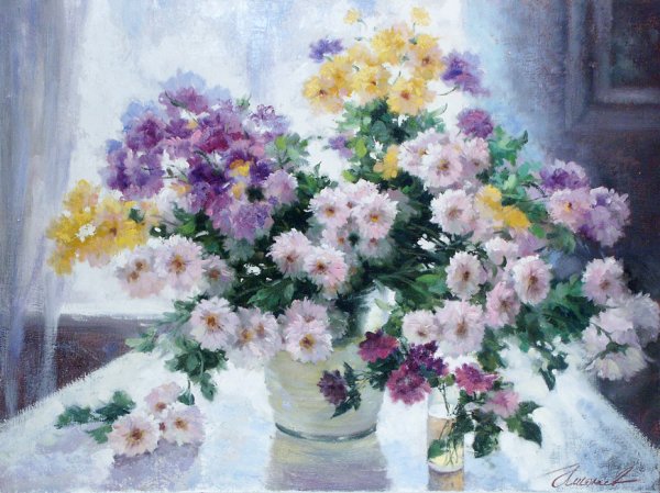 Юрий Николаев хризантемы