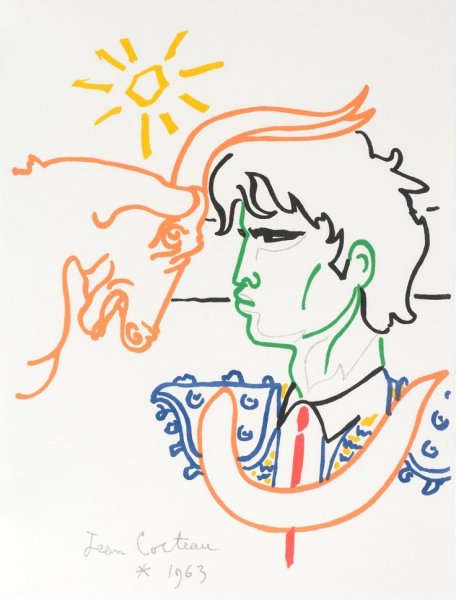 Жан Кокто рисунки