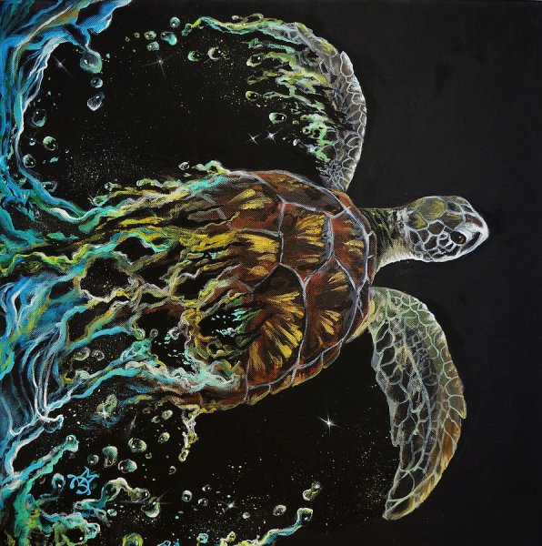 Картина черепаха